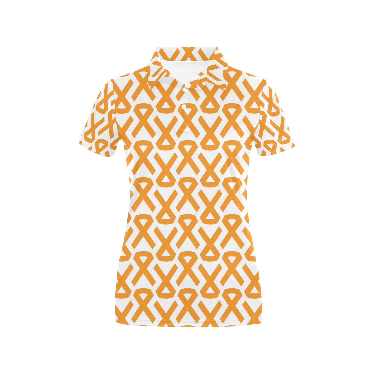 Appendix cancer Pattern Print Design 02 Women's Polo Shirt