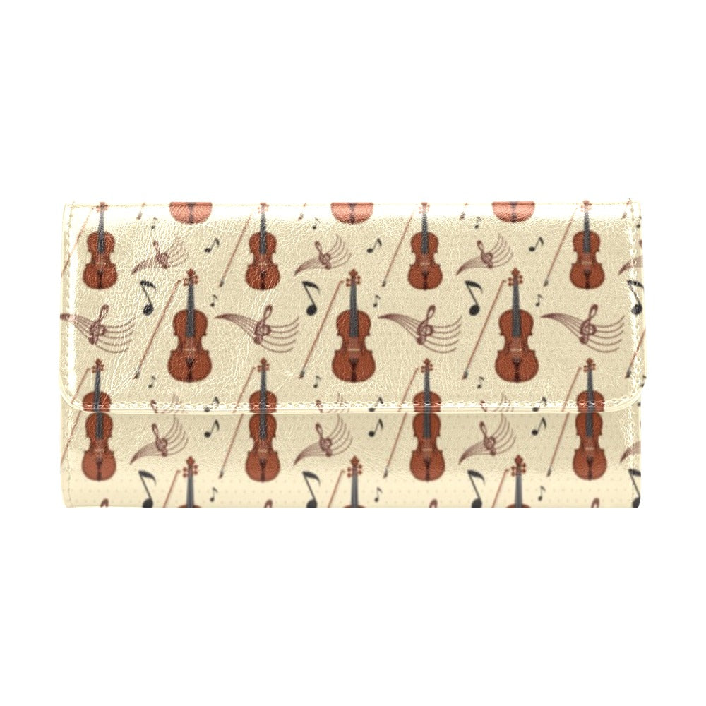 Cello Print Design LKS402 Women's Trifold Wallet
