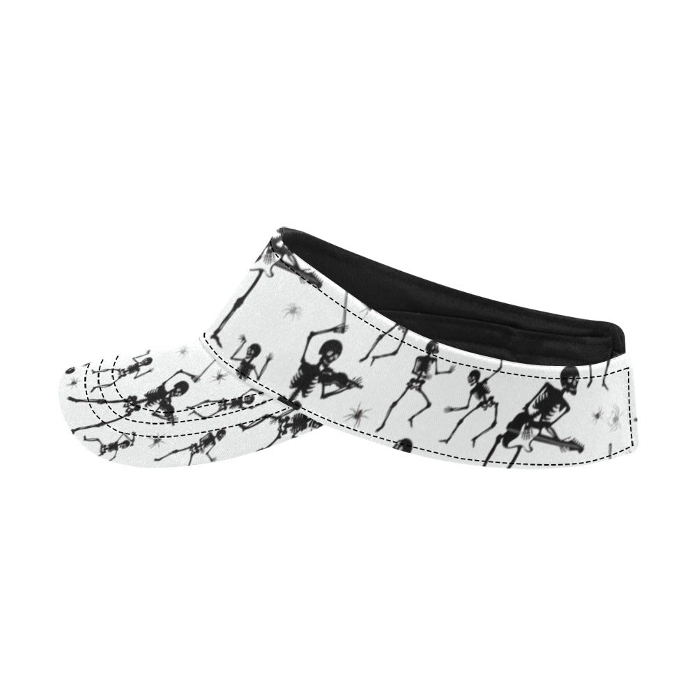 Skeleton Music Player Print Design LKS303 Unisex Sun Visor