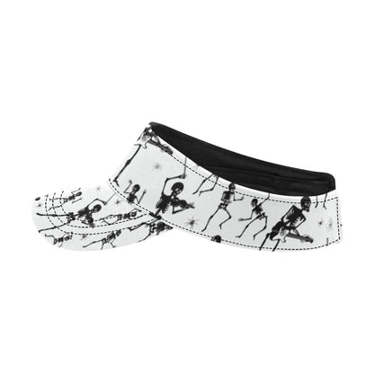Skeleton Music Player Print Design LKS303 Unisex Sun Visor