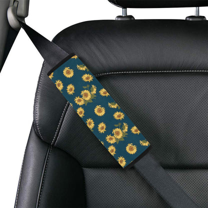 Sunflower Print Design LKS305 Car Seat Belt Cover