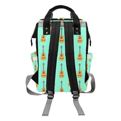 Acoustic Guitar Print Design LKS403 Diaper Bag Backpack