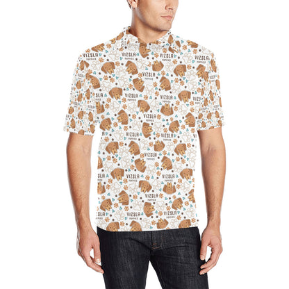 Vizslas Print Design LKS301 Men Polo Shirt