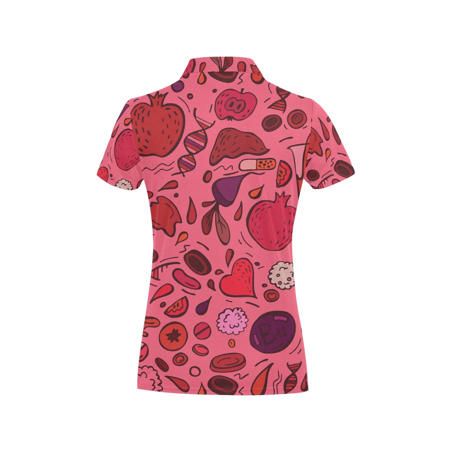 Phlebotomist Pattern Print Design A01 Women's Polo Shirt