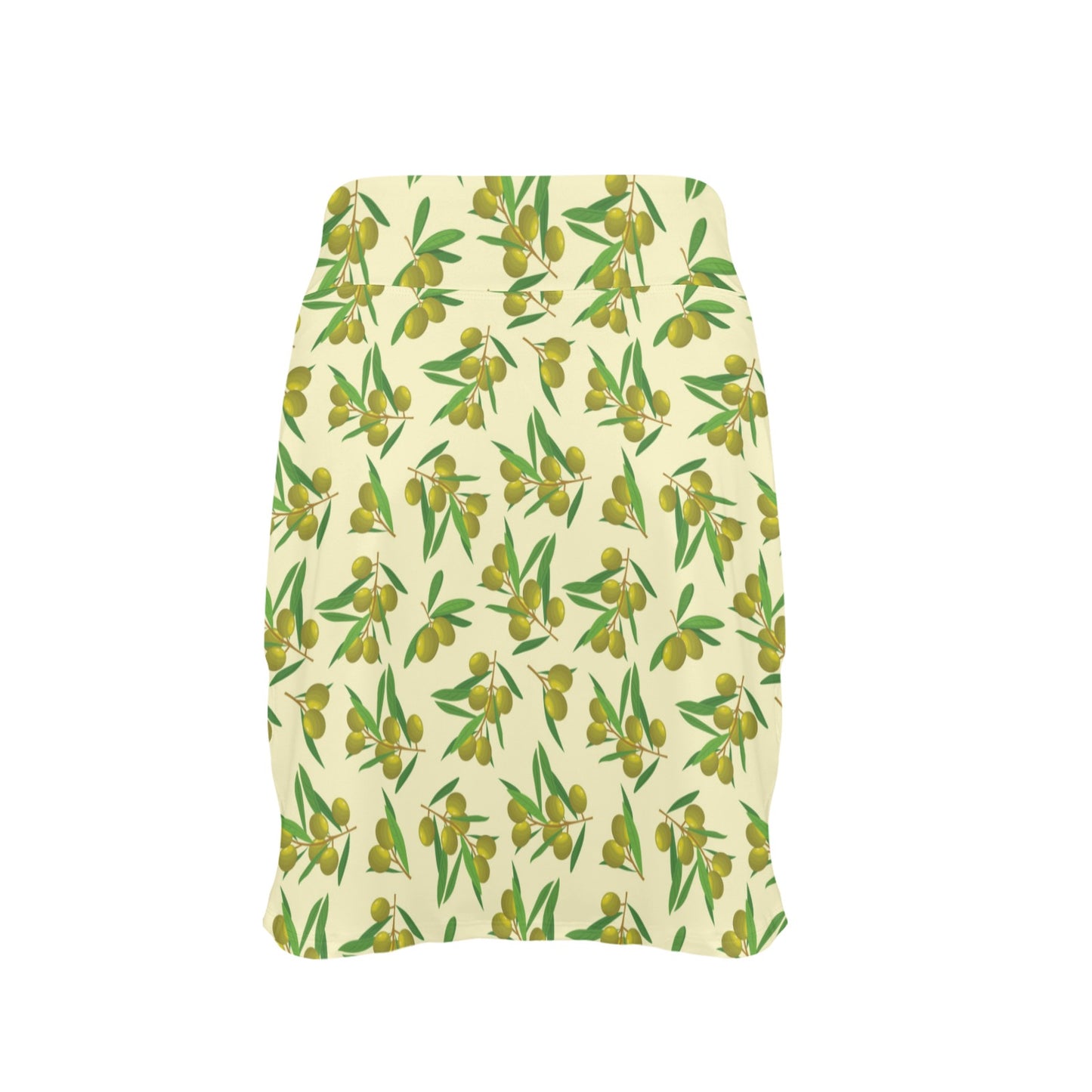 Olive Print Design LKS302 17" Golf & Pickleball Skort with Pockets
