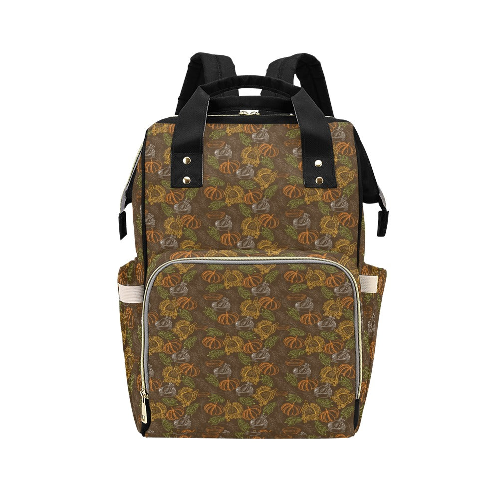 Thanksgiving Print Design LKS301 Diaper Bag Backpack