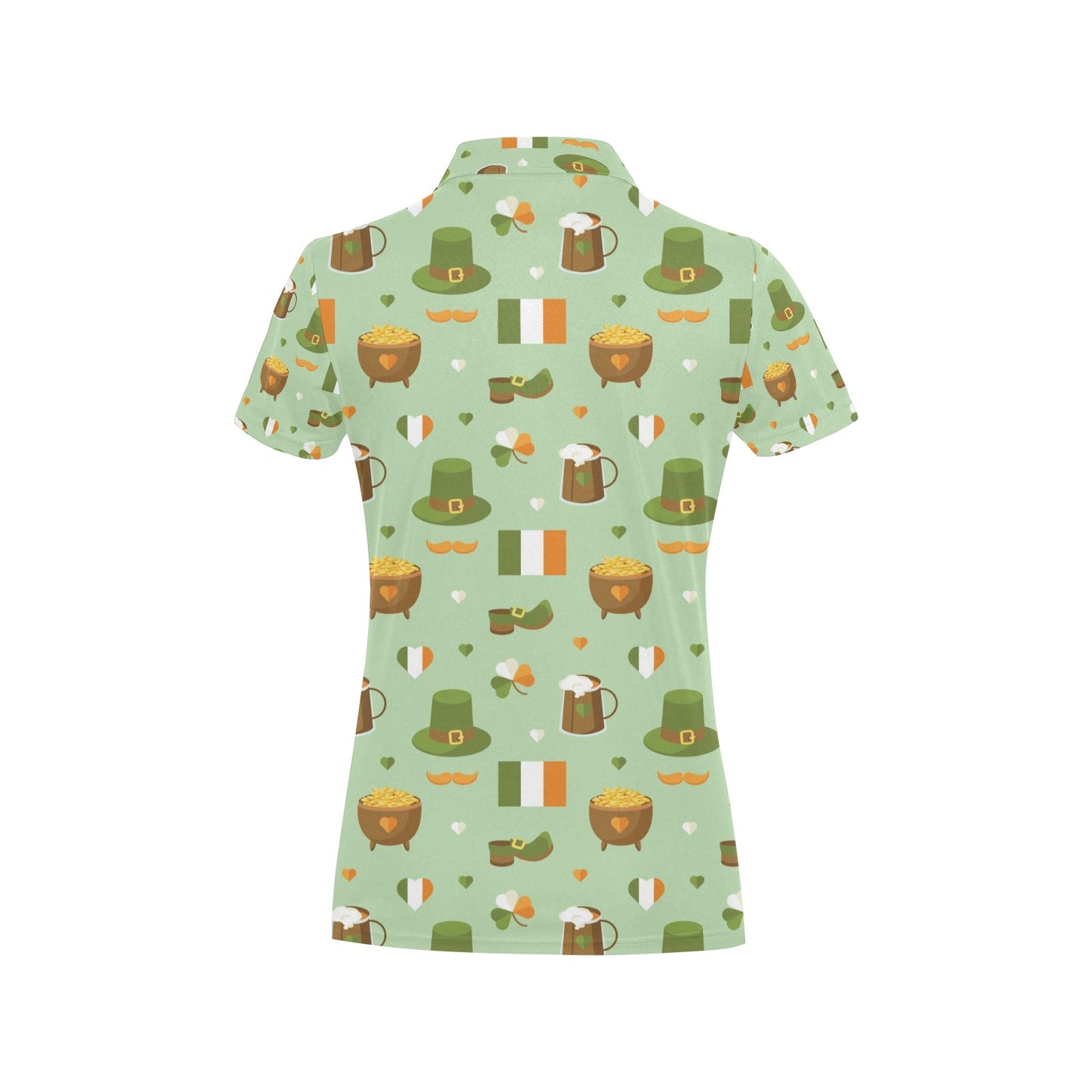 St Patricks Day Print Design LKS302 Women's Polo Shirt