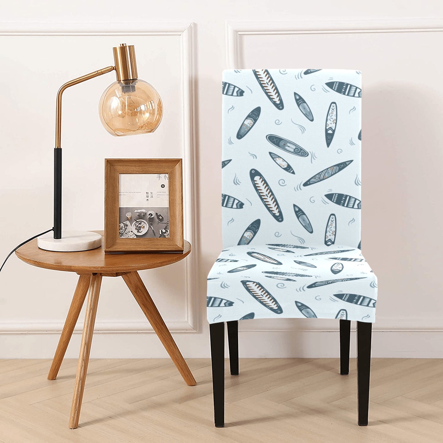 Surfboard Print Design LKS306 Dining Chair Slipcover