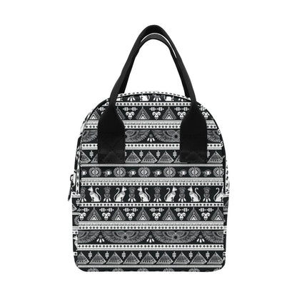 Tribal Pattern Print Design LKS305 Insulated Lunch Bag