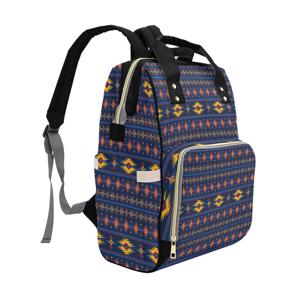 Southwest Pattern Print Design LKS306 Diaper Bag Backpack
