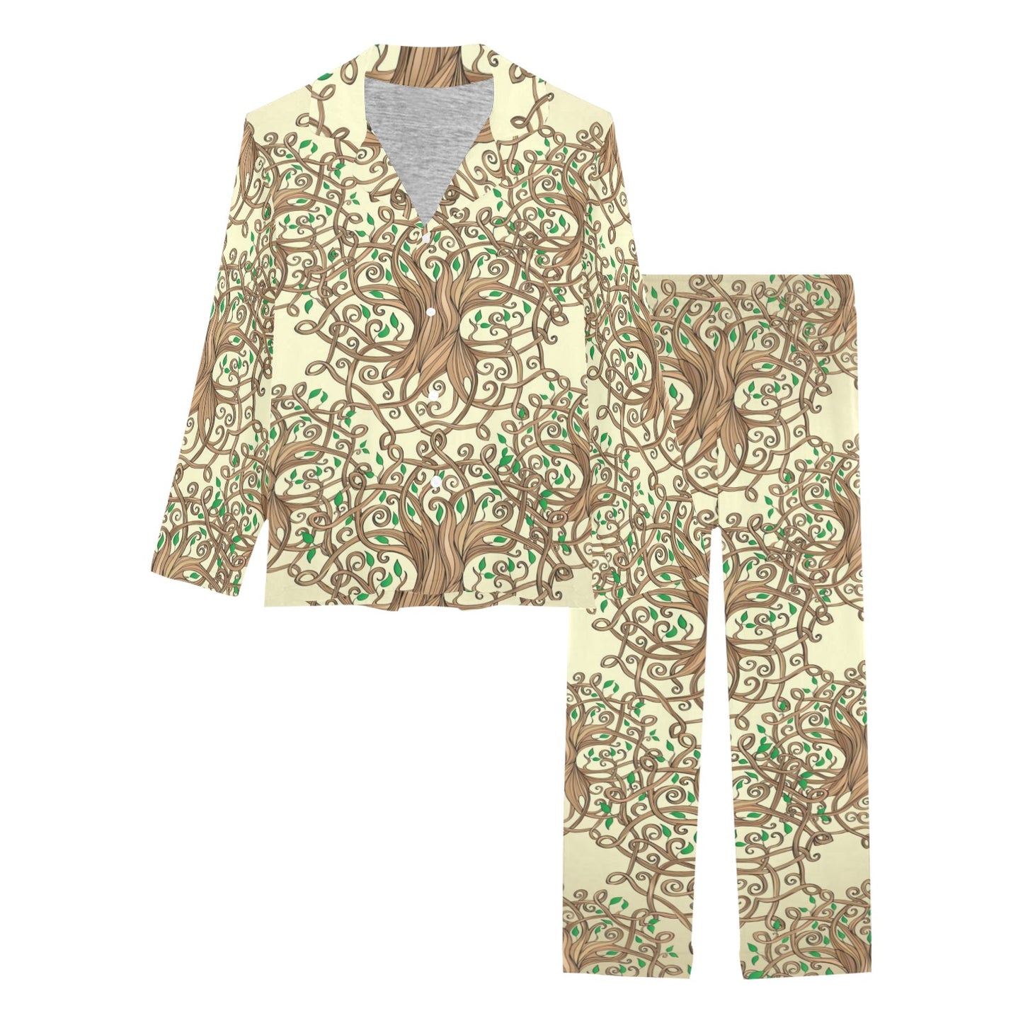 Celtic Tree of life Women's Long Pajama Set