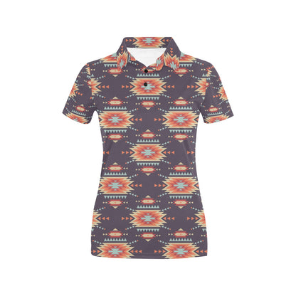 Tribal indians Aztec Women's Polo Shirt