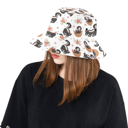 Skunk Print Design LKS304 Unisex Bucket Hat