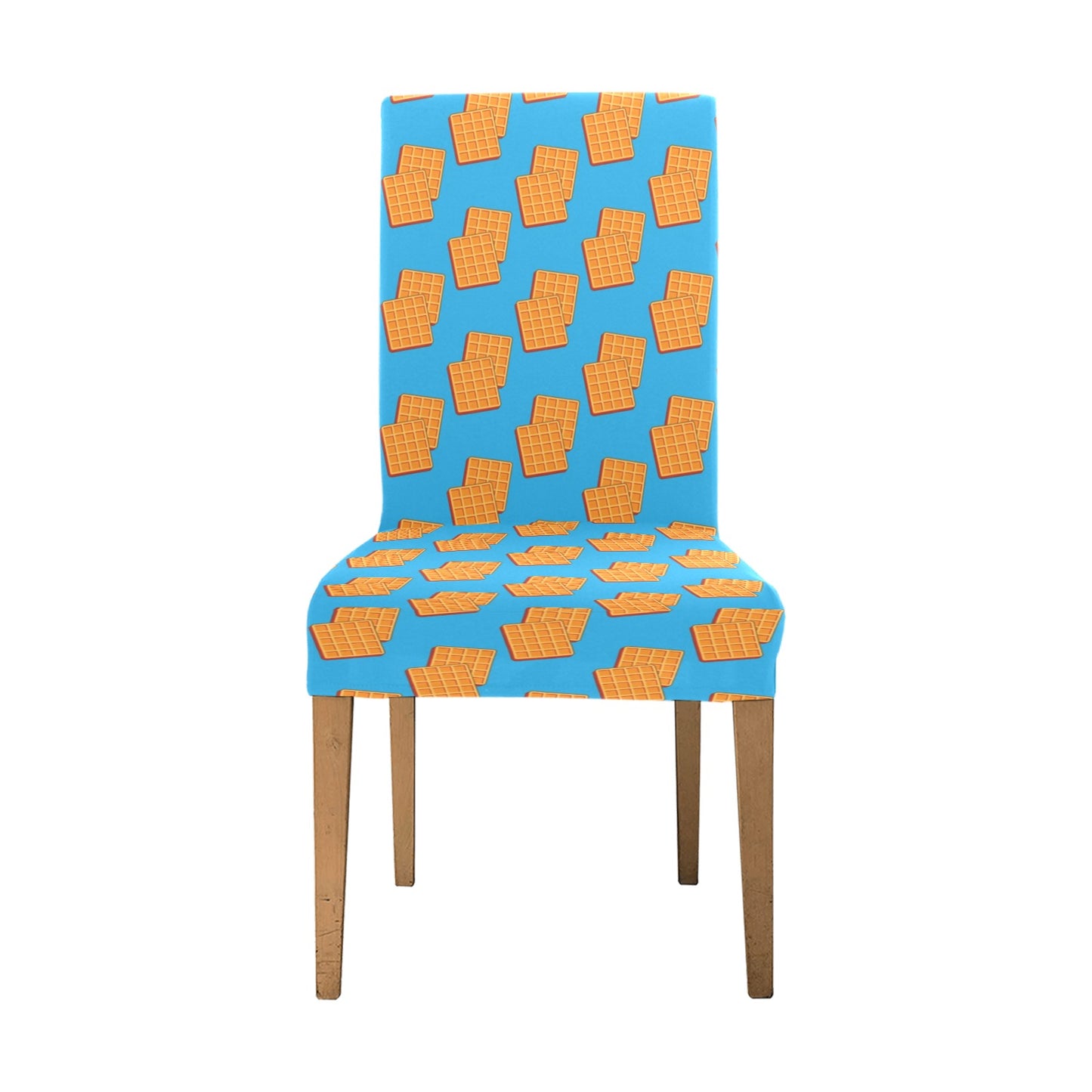 Waffle Print Design LKS304 Dining Chair Slipcover