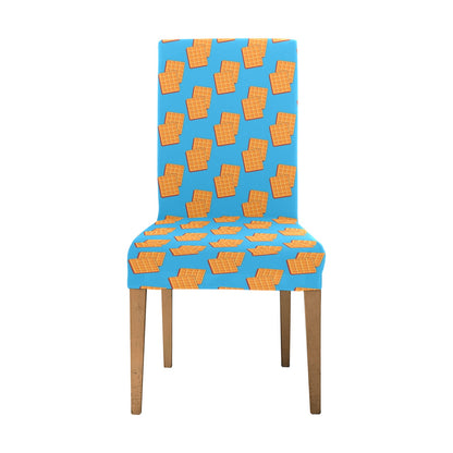 Waffle Print Design LKS304 Dining Chair Slipcover