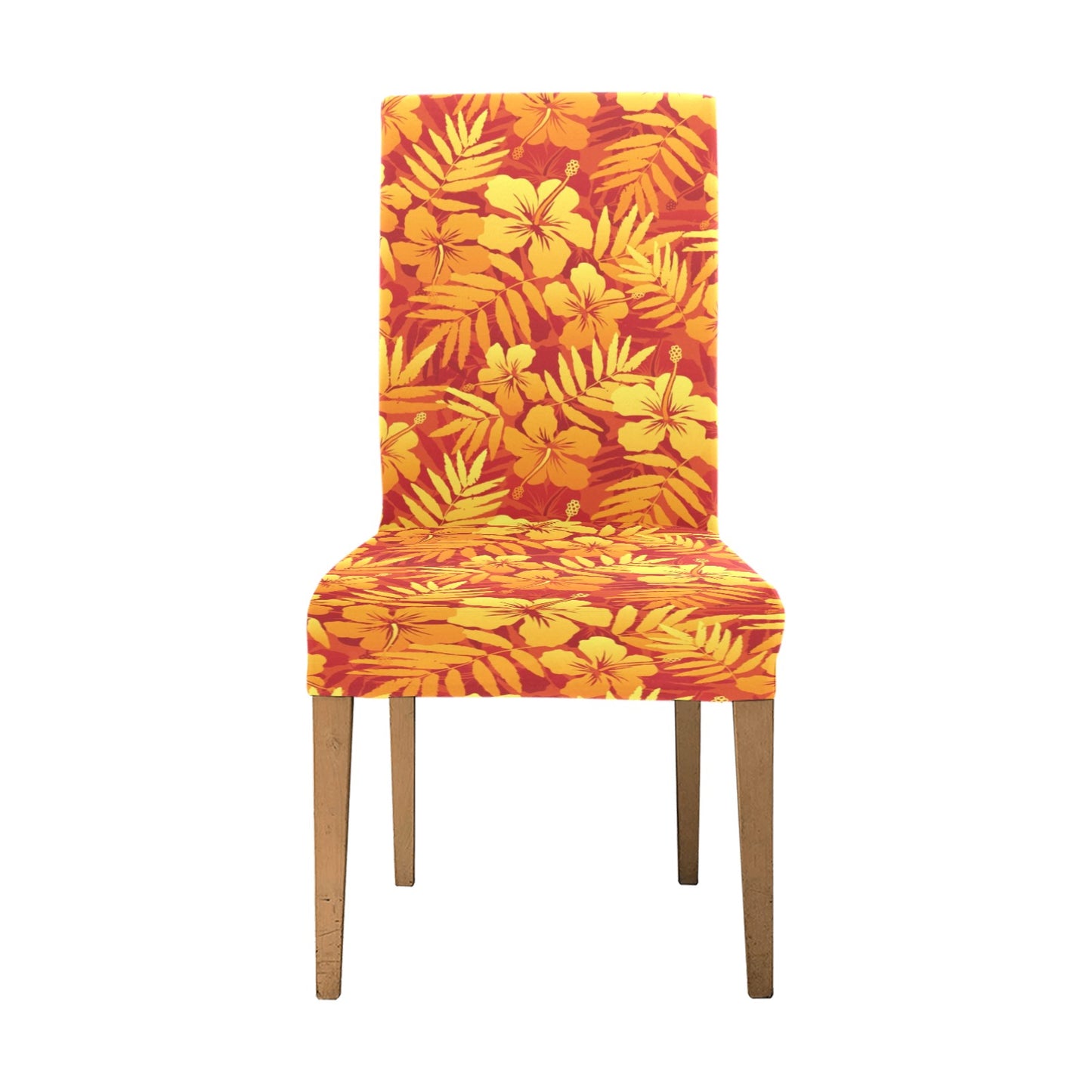 Hibiscus Summer Print Design LKS302 Dining Chair Slipcover