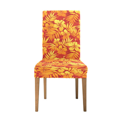 Hibiscus Summer Print Design LKS302 Dining Chair Slipcover