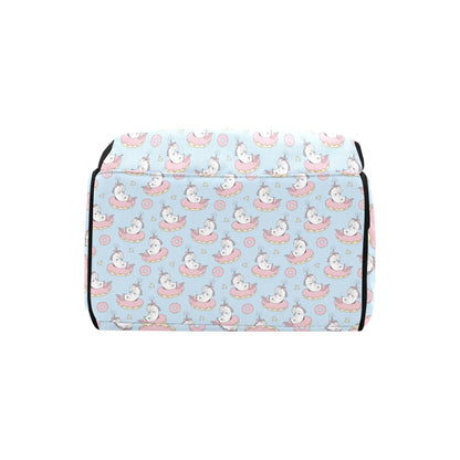 Unicorn Print Design LKS303 Diaper Bag Backpack