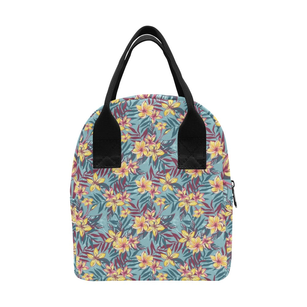 Summer Floral Print Design LKS304 Insulated Lunch Bag