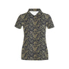 Brocade Pattern Print Design 04 Women's Polo Shirt