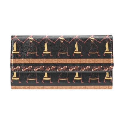 Ancient Greek Human Print Design LKS306 Women's Trifold Wallet
