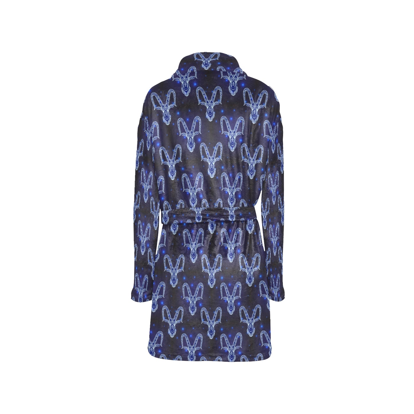 Goat Print Design LKS401 Women's Fleece Robe