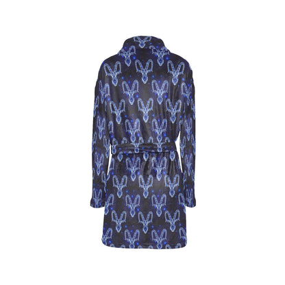 Goat Print Design LKS401 Women's Fleece Robe