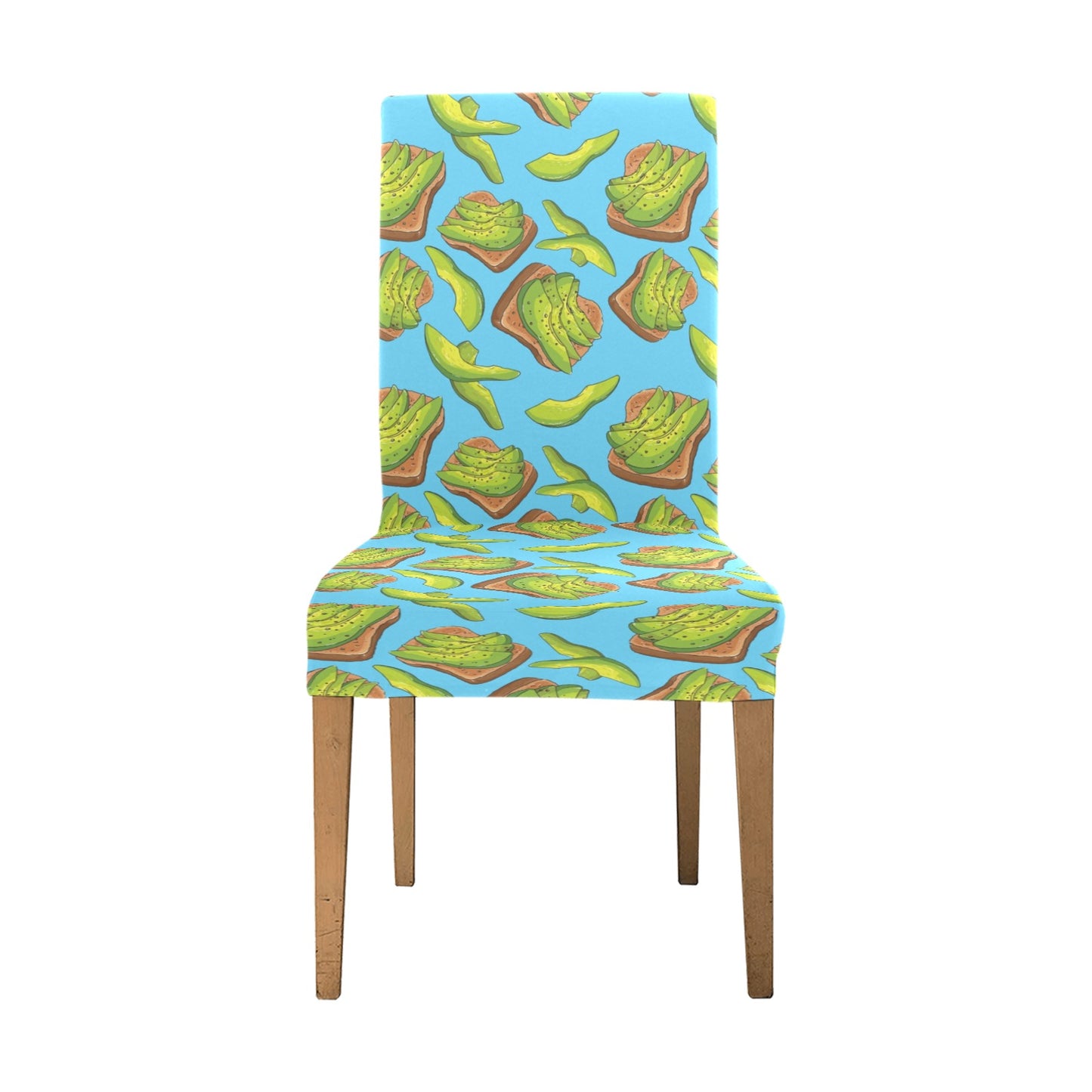 Sandwich Avocado Print Design LKS306 Dining Chair Slipcover