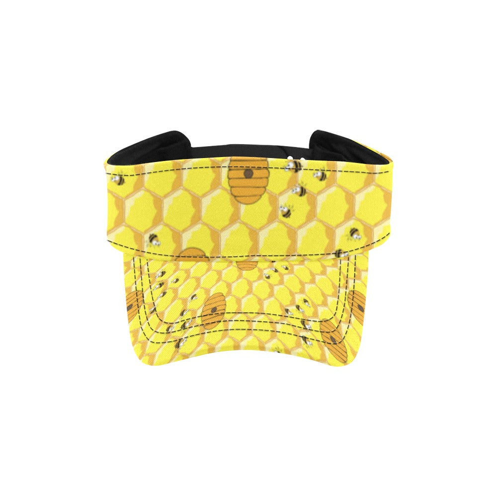 Honey Bee Print Design LKS303 Unisex Sun Visor