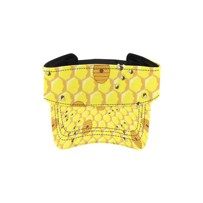 Honey Bee Print Design LKS303 Unisex Sun Visor