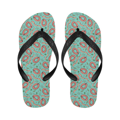 Sausage Print Design LKS303 Flip Flops
