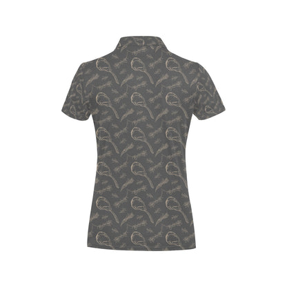 Steak Print Design LKS302 Women's Polo Shirt