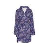 Butterfly Print Design LKS303 Women's Fleece Robe