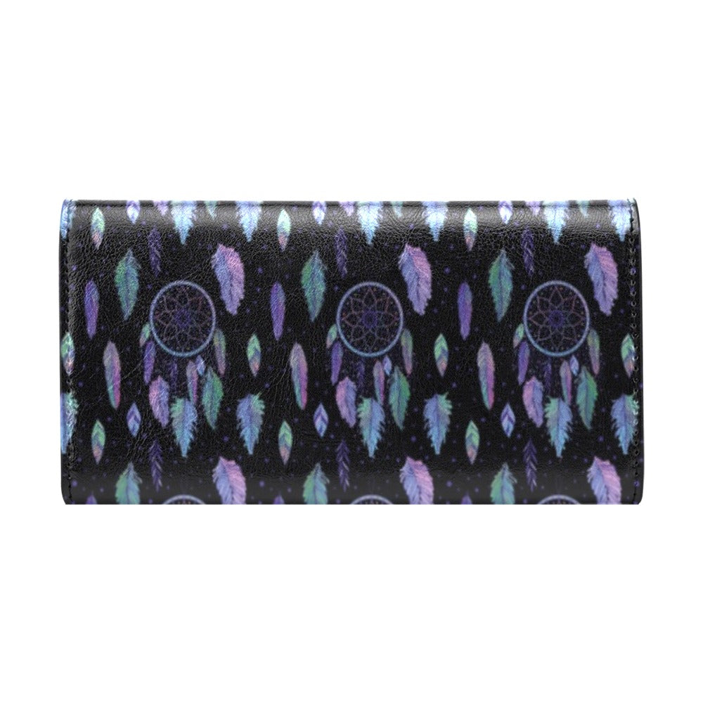 Dream Catcher Tribal Design Women's Trifold Wallet