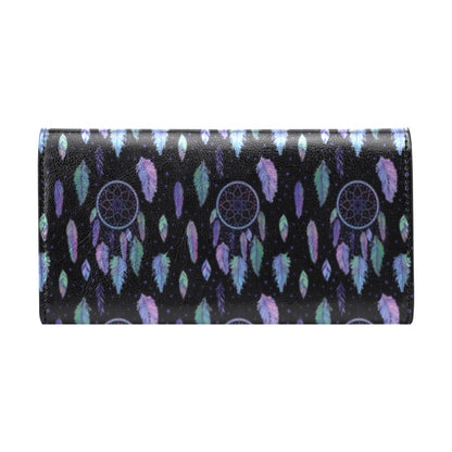 Dream Catcher Tribal Design Women's Trifold Wallet