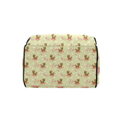 Yorkshire Cute Terriers Print Design LKS301 Diaper Bag Backpack