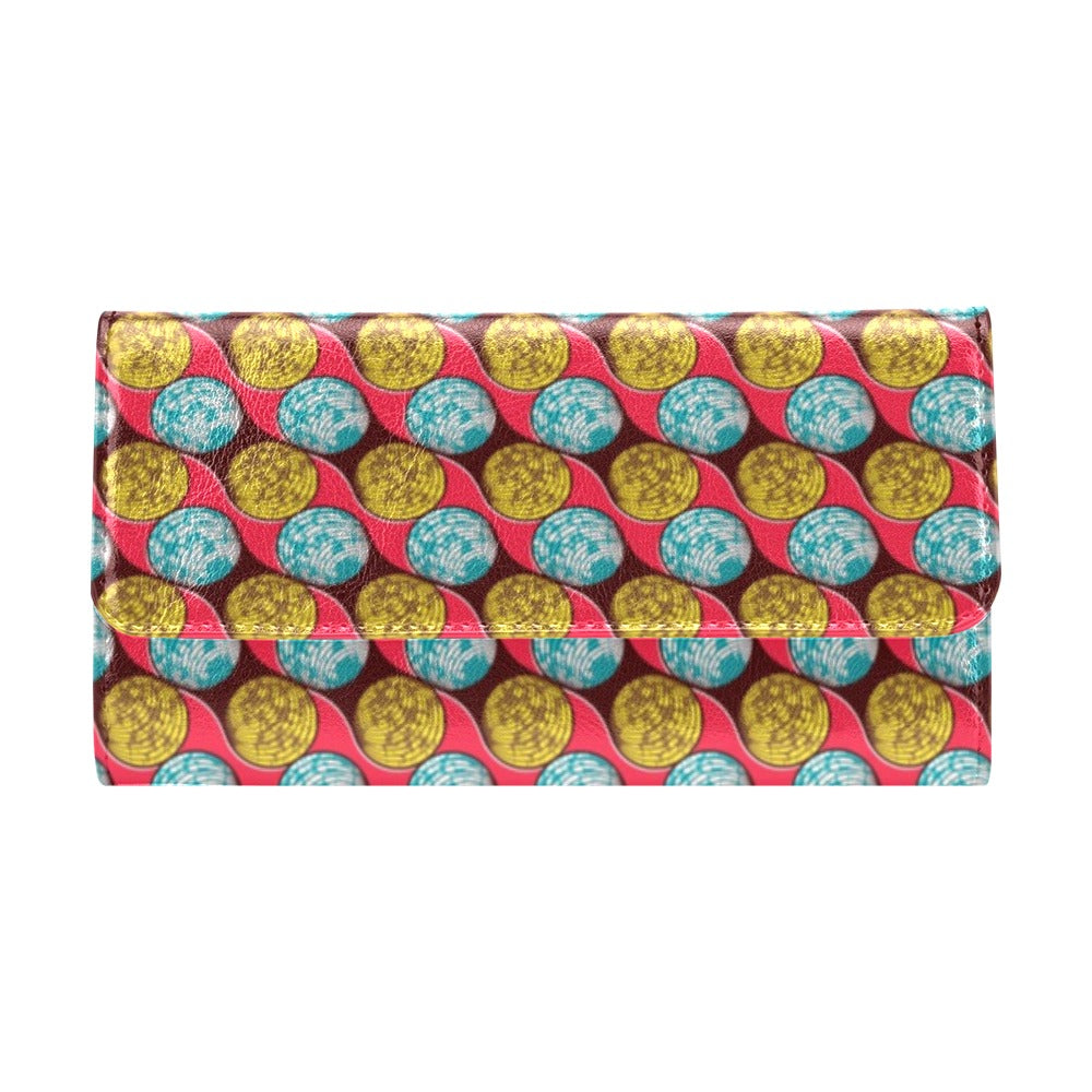 African Fashion Print Pattern Women's Trifold Wallet