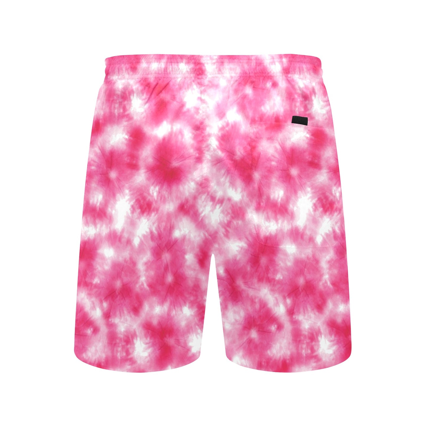 Tie Dye Pink Print Design LKS304 Men's Swim Trunks Beach Shorts