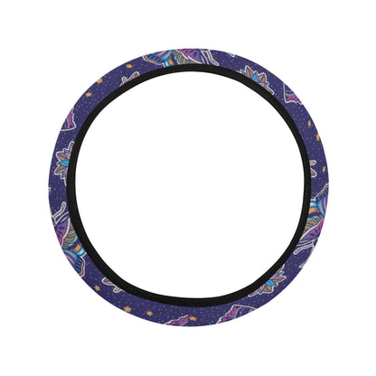 Butterfly Print Design LKS303 Steering Wheel Cover with Elastic Edge