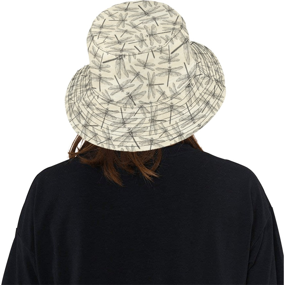 Dragonfly Print Design LKS402 Unisex Bucket Hat