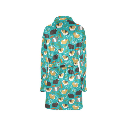 Guinea Pig Print Design LKS402 Women's Fleece Robe