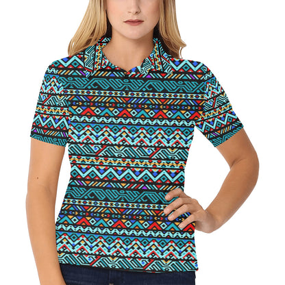 Southwestern Style Women's Polo Shirt