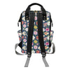 Hibiscus Sweet Print Design LKS304 Diaper Bag Backpack