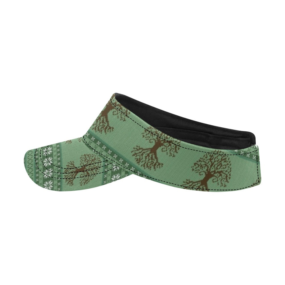 Tree Of Life Knit Style Print Design LKS301 Unisex Sun Visor