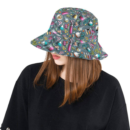 Science Print Design LKS304 Unisex Bucket Hat