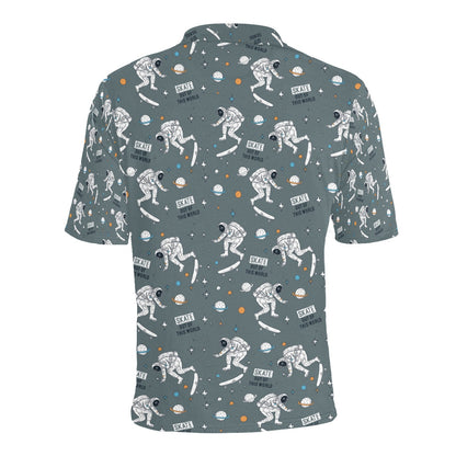 Skateboard Print Design LKS306 Men Polo Shirt