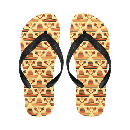 Maracas Print Design LKS403 Flip Flops
