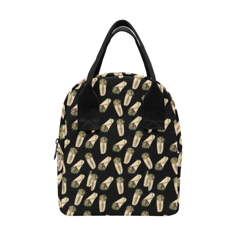 Burrito Print Design LKS303 Insulated Lunch Bag