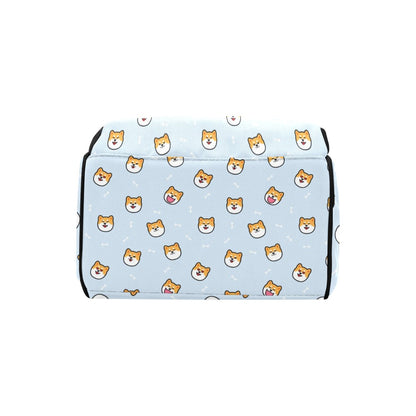 Shiba Inu Print Design LKS3012 Diaper Bag Backpack