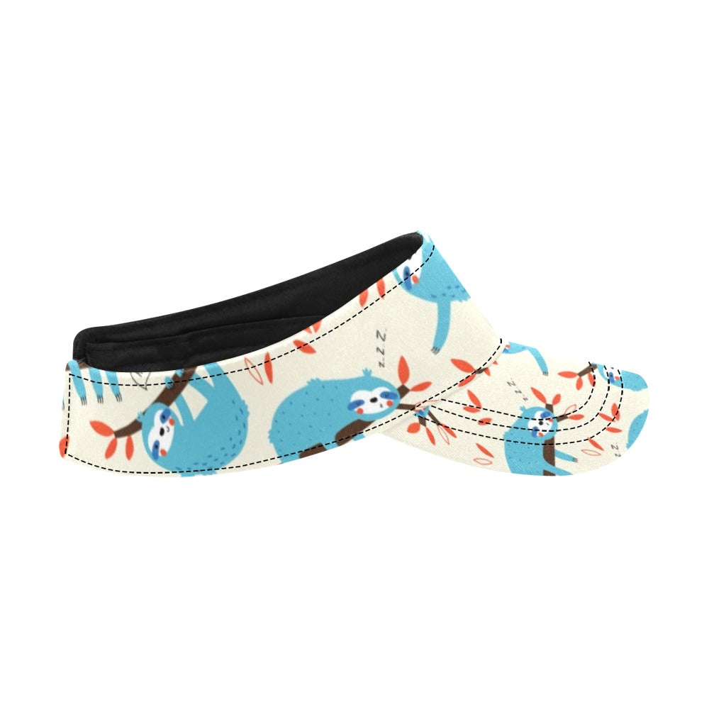Sloth Print Design LKS3011 Unisex Sun Visor